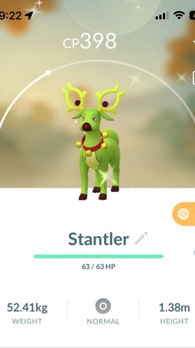 Shiny stantler winter - stantler,